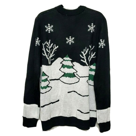 Tipsy Elves Ugly Christmas Sweater Headless Snowman Sweater - Picture 6 of 6